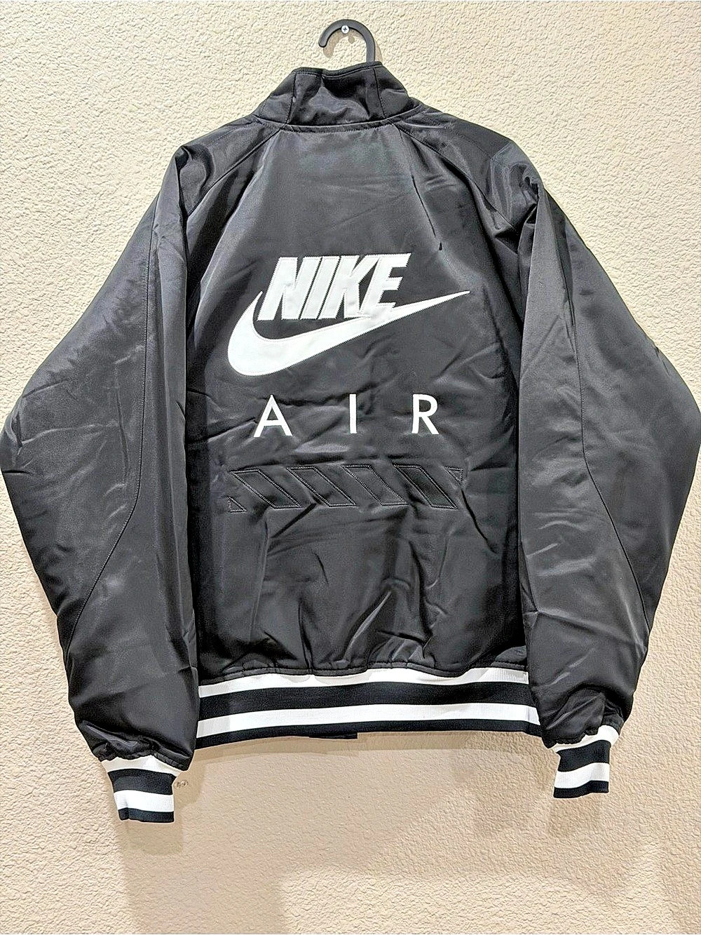 Nike Air MA-1 Flight Jacket Bomber Black Small